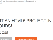 ¿Cómo diseñar plantilla HTML5?