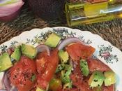 Tomate Aliñado Aguacate Cebolla Morada