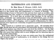 Matemáticas Eternidad