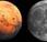 Marte tamaño luna Agosto?