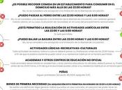 dudas horarias durante toque queda contestadas guía publicada Protección Civil