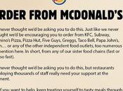 Burger King pide clientes hagan pedidos McDonald's