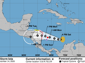 Tormenta tropical Iota amenaza Centroamérica Caribe