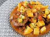 Caldereta cordero patatas, receta guiso tradicional