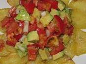 Pico gallo aguacate patatas