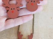 DIY: Colgante pendientes forma reno