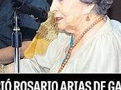 Doña Rosario Arias Guardia Galindo, dama libertad expresión defensora democracia.
