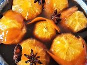 Naranjas almibar azucar moreno anis estrellado