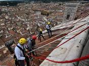 Cientos huellas animales encontradas techo catedral medieval Florencia