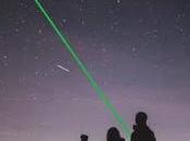 Punteros láser verdes para divulgación astronomía