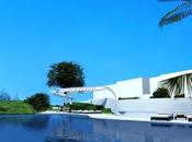A-cero diseña piscina jardines Santiago