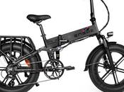 «ENGWE ENGINE 750W Folding Tire Electric Bike with 12.8Ah Battery Hydraulic Suspension»