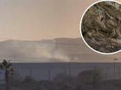 registra incendio atrás Cañada Lobo