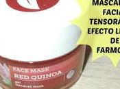 Review Mascarilla facial tensora efecto lifting Farmona