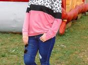 Sudadera pink animal print