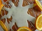 Pastel almendras naranjas