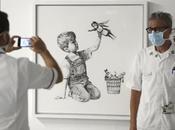 Pintura Banksy recauda millones para beneficencias salud Reino Unido