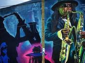 Realizan mural honor barrio donde creció