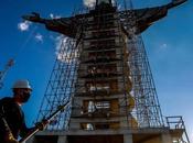 Construyen Brasil nueva estatua gigante Cristo, alta