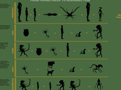 Infografía Alien: Ciclo vital evoluciones según película