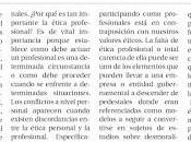 Ética profesional Opinión Metro Libre Panamá