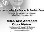 Fallece director Facultad Derecho Abraham Oliva