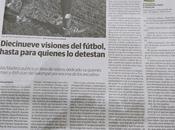 mundo torno balón" suplemento "Culturas" diario Comercio"