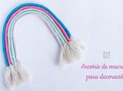 DIY: Arcoíris macramé