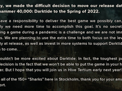 Darktide retrasa primavera 2022: Comunicado oficial