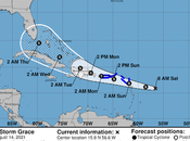 forma tormenta tropical Grace llegará lunes República Dominicana.