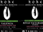 Información venta entradas para Robe Valencia Rivas