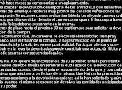 Gira Extremoduro, comunicado Live Nation