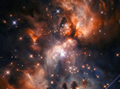 AFGL 5180, hermoso vivero estelar constelación Géminis