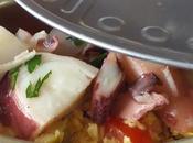 Falso cuscús altramuces pulpo