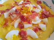 Porra mango huevo jamón