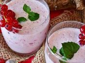 Batido frutas menta