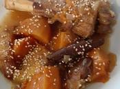 Estofado cordero, estilo morisco