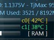 Core Temp Gadget indica temperatura equipo escritorio