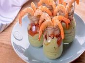 Mousse aguacates gambas