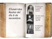 EFEMÉRIDES REALES noviembre