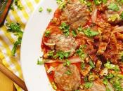 Pizza rápida tortita trigo longaniza queso cabra rulo