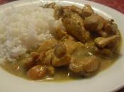 Pollo curry arroz