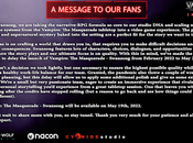 Swansong, retrasa tres meses salida