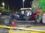 Fallece padre hijo chocar contra tráiler carretera Valles –Rayón