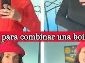 ideas para combinar BOINA ROJA