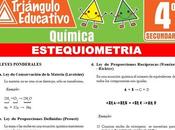 Ejercicios Estequiometria para Cuarto Secundaria