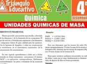 Ejercicios Unidades Químicas Masa para Cuarto Secundaria