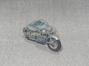 Motocicleta Triumph T110 sidecar Matchbox años sesenta