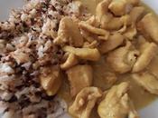 Pollo curry arroz coliflor