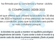Compromiso para #30diasenbici 2022